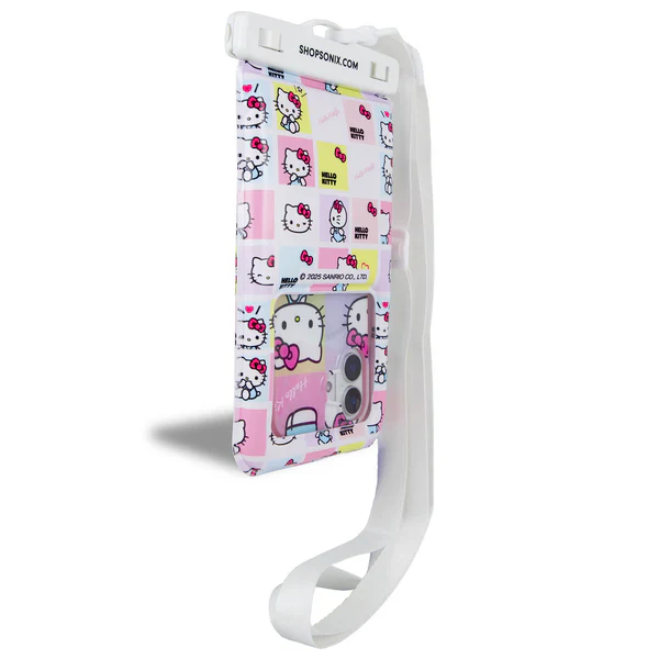 Sonix x Sanrio Waterproof Phone Pouch- Hello Kitty Grid - Image 5