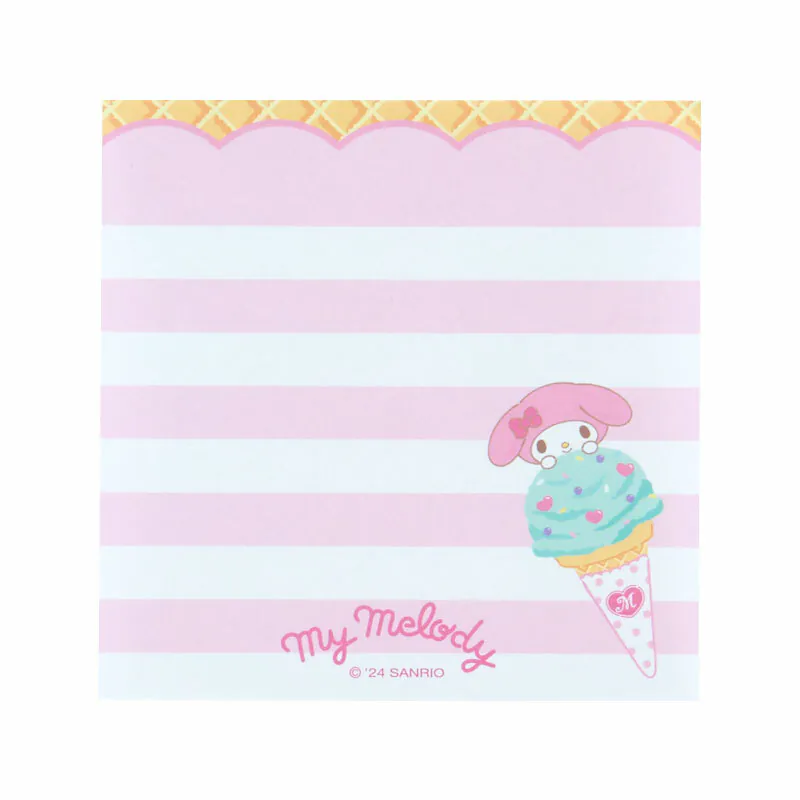 Sanrio Characters Ice Cream Square Memo Pad - Image 10