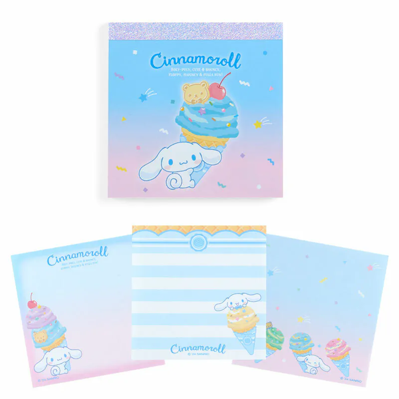 Sanrio Characters Ice Cream Square Memo Pad - Image 12