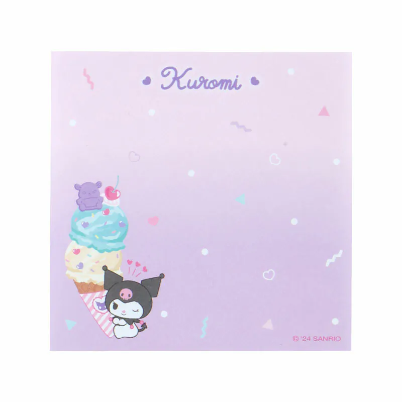 Sanrio Characters Ice Cream Square Memo Pad - Image 19
