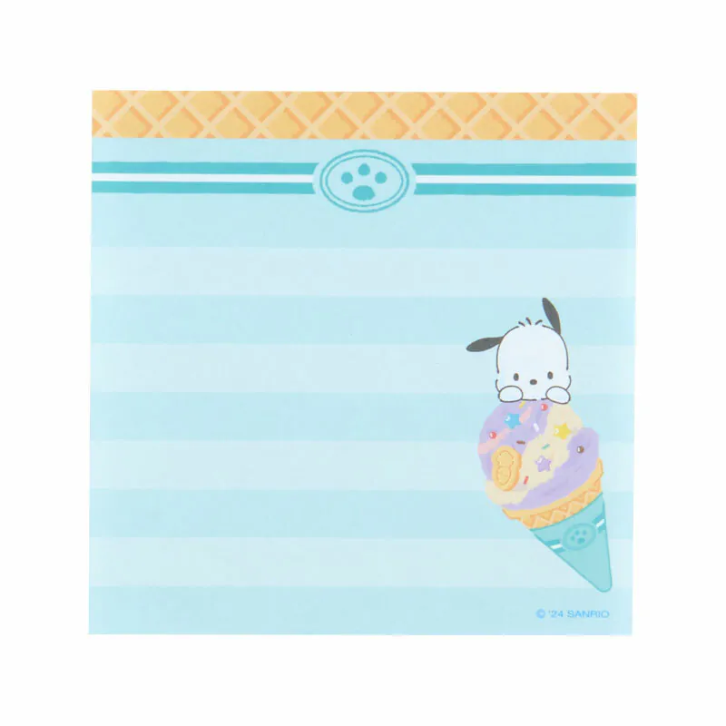 Sanrio Characters Ice Cream Square Memo Pad - Image 25