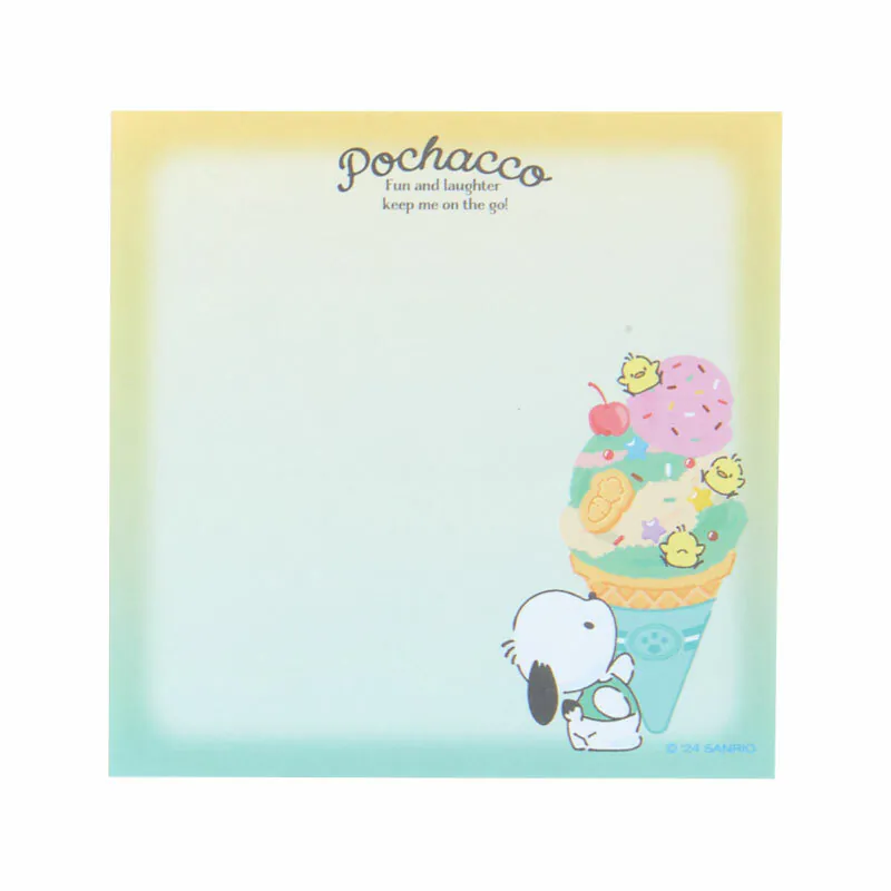 Sanrio Characters Ice Cream Square Memo Pad - Image 26