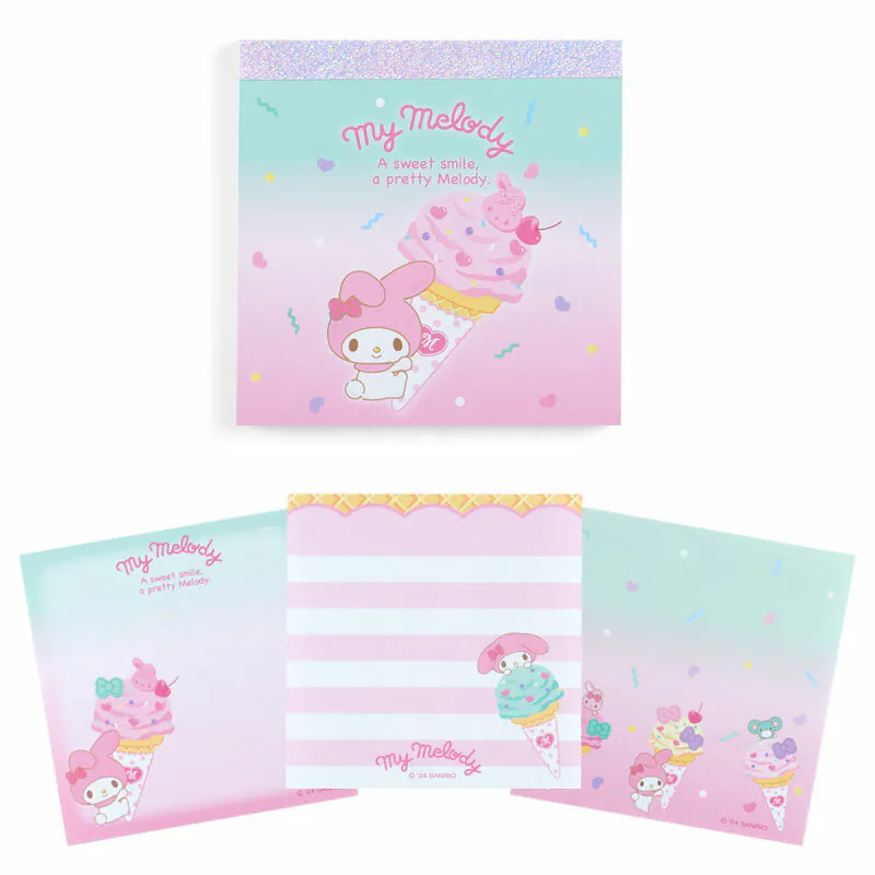 Sanrio Characters Ice Cream Square Memo Pad - Image 7