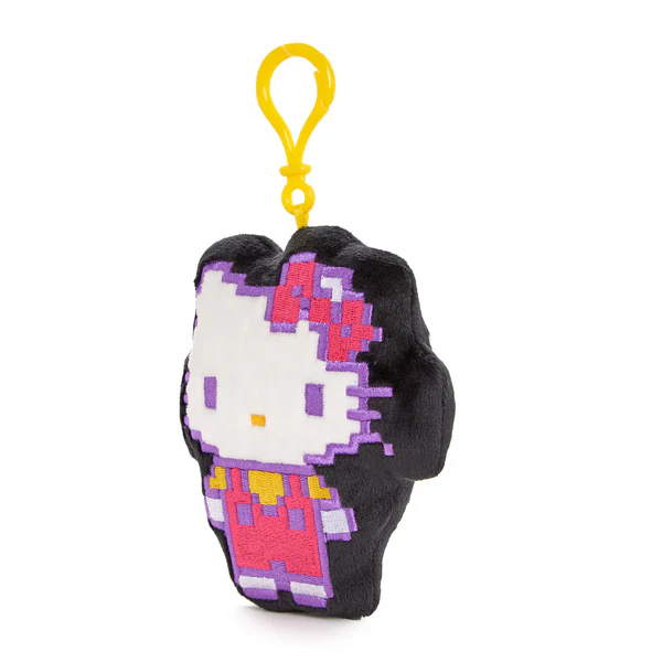 Hello Kitty Retro Pixel Squeezable Mascot Clip On - Image 2