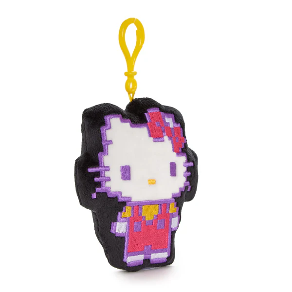 Hello Kitty Retro Pixel Squeezable Mascot Clip On - Image 3