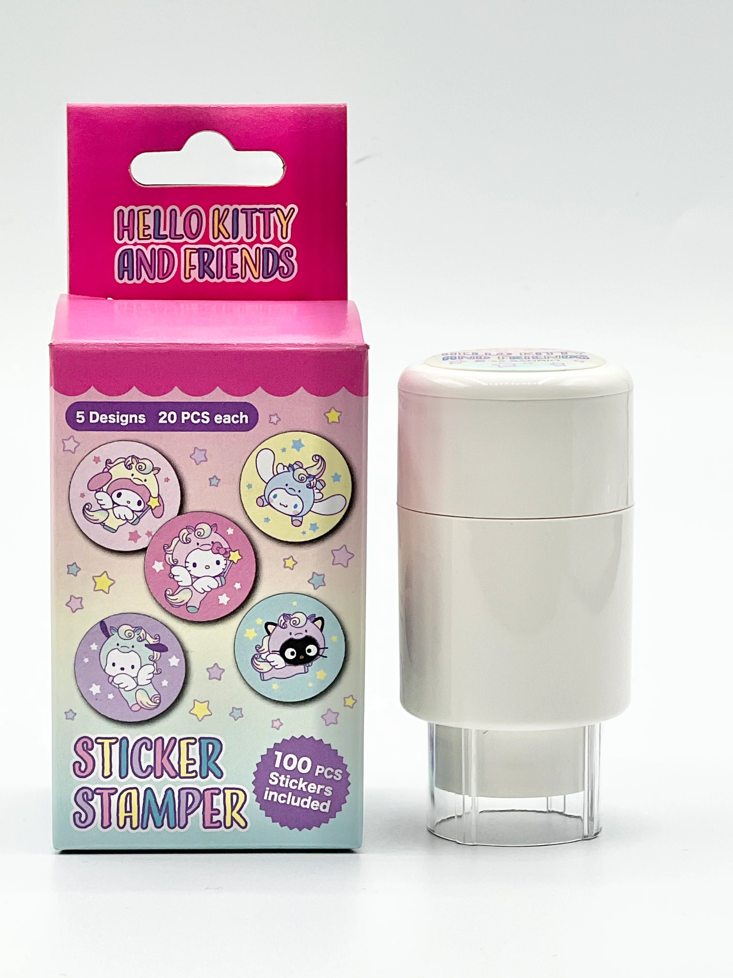 Sanrio Characters Mix Pegasus Sticker Stamper