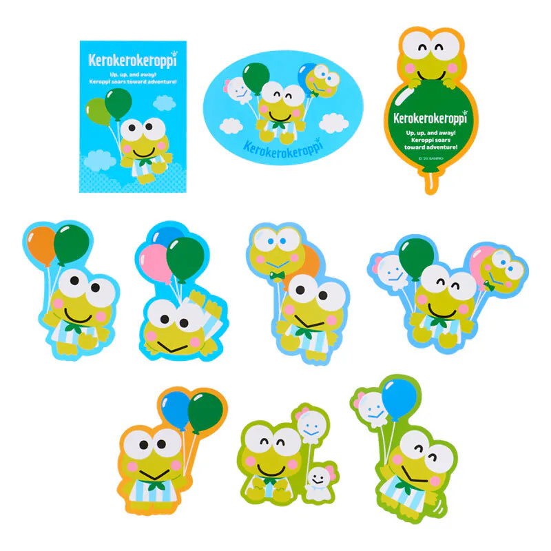 Keroppi Balloon Stickers - Image 2