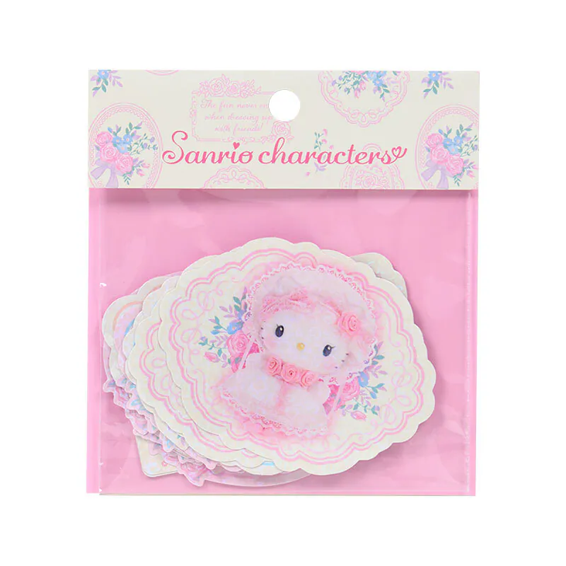 Sanrio Characters Pink Frills & Rose Stickers