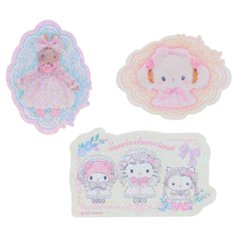 Sanrio Characters Pink Frills & Rose Stickers - Image 5