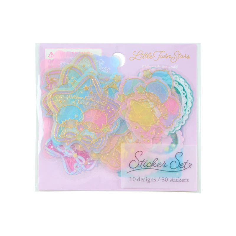 Little Twin Stars 30-pc Mini Sticker Set - Image 2