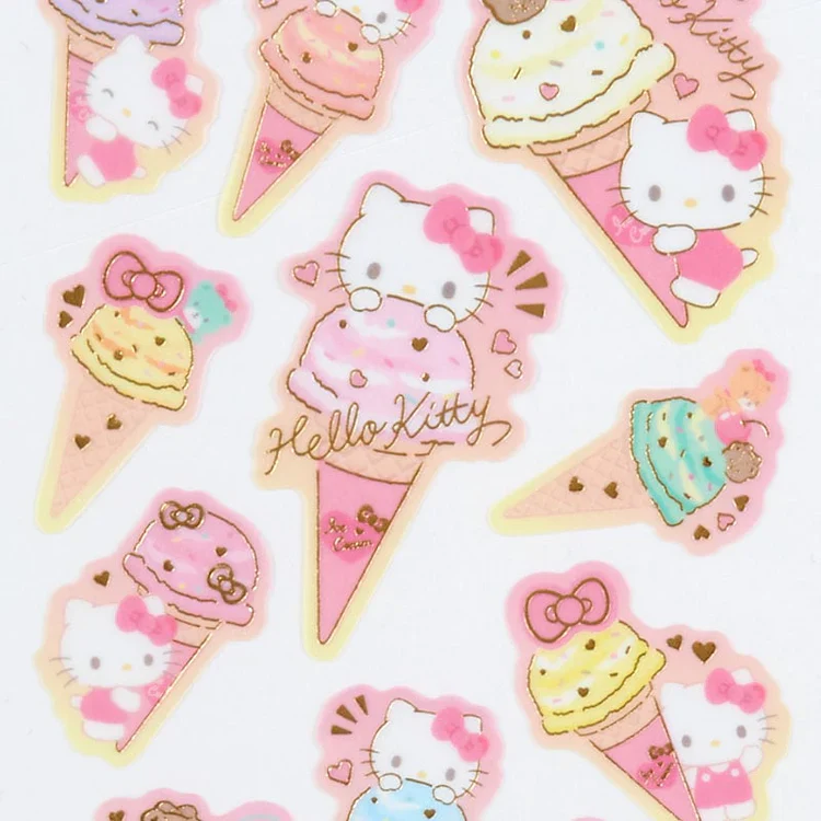 Sanrio Characters Ice Cream Party Sticker Sheet - Image 3