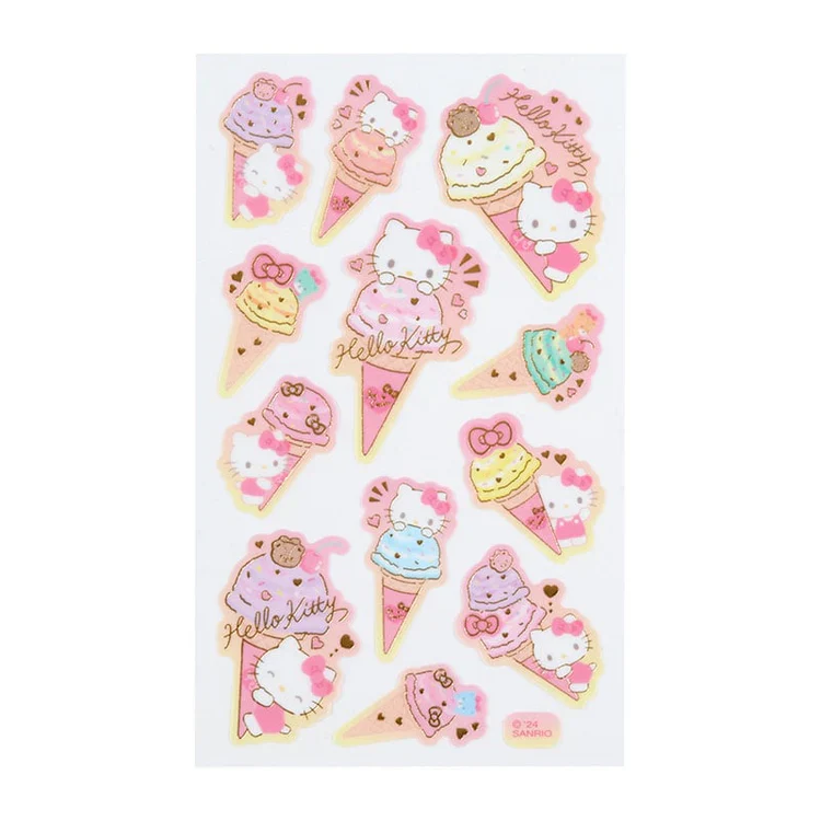 Sanrio Characters Ice Cream Party Sticker Sheet - Image 4