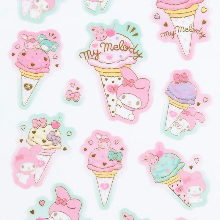 Sanrio Characters Ice Cream Party Sticker Sheet - Image 6