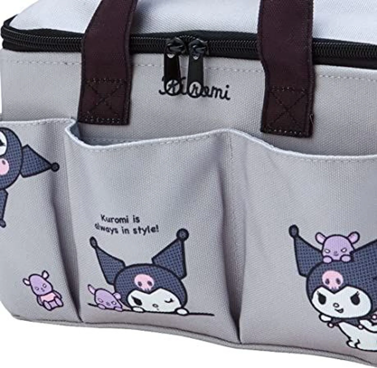 Sanrio Characters Medium Storage Box with Pockets and Handle: - Image 21