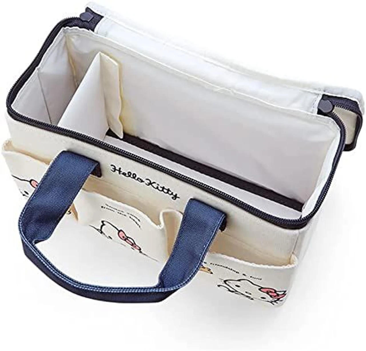 Sanrio Characters Medium Storage Box with Pockets and Handle: - Image 5